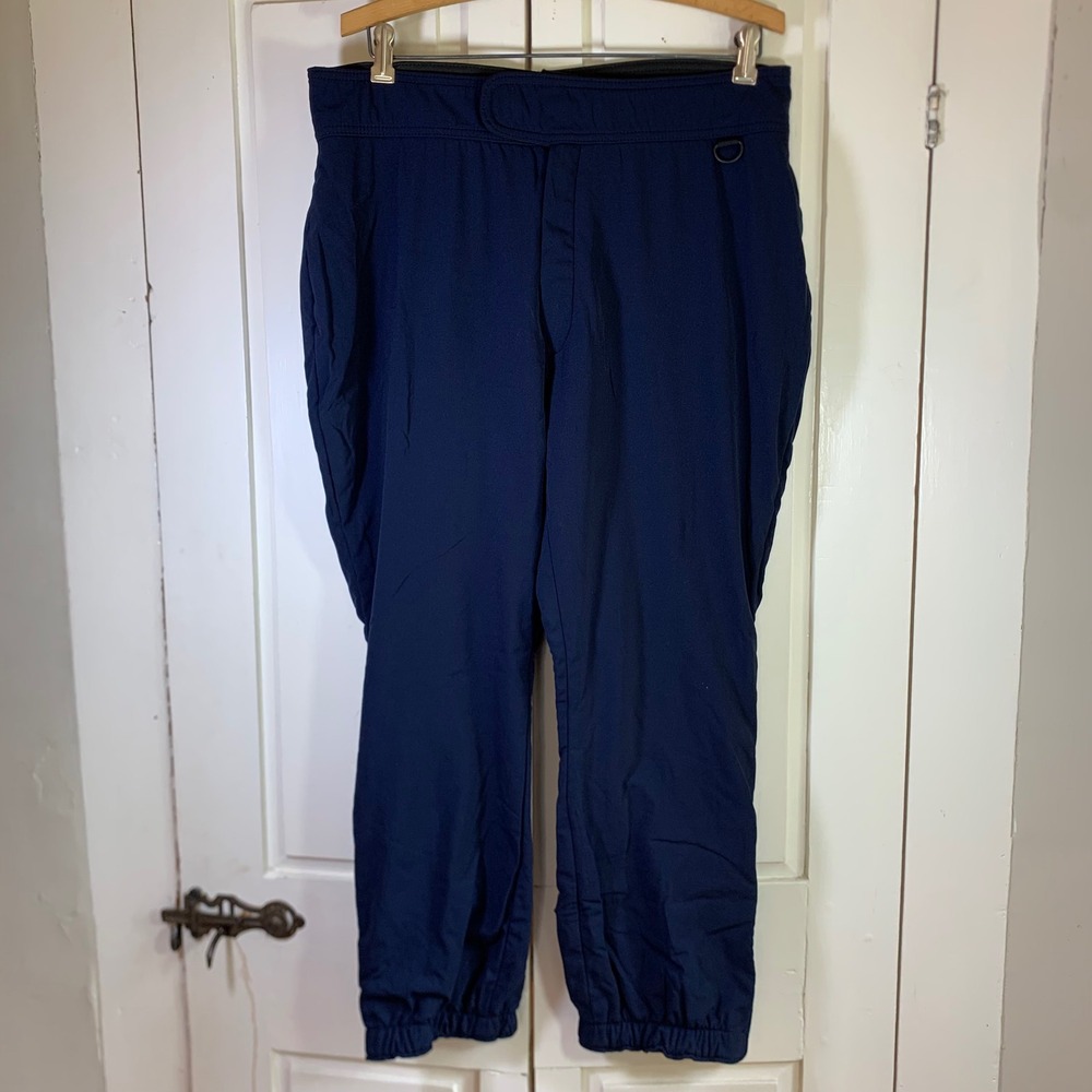 Schoeller Switzerland Womens Navy Blue Ski Pants Size 16 Regular Made in USA
